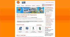 Desktop Screenshot of airkingblower.com